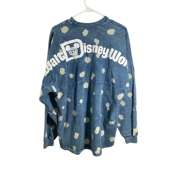Disney Spirit Jersey Vintage Style Large Polka Dots Sweatshirt- Unisex - Picture 8 of 11